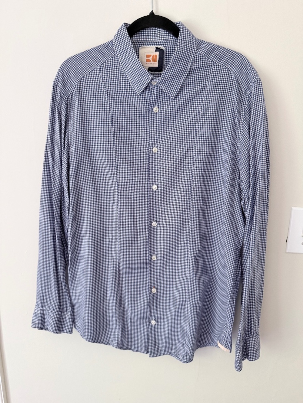 Hugo Boss Button Down Gingham Shirt